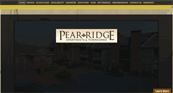 Desktop Screenshot of pearridgeapts.com